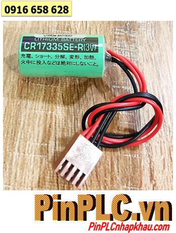 Sanyo CR17335SE-R (zắc nâu 4 holes) Lithium 3V size 2/3A chính hãng Made in Japan